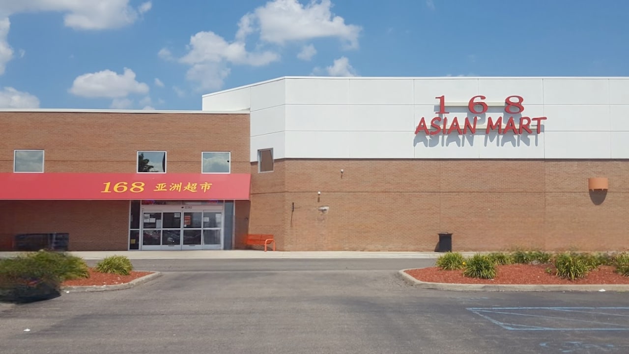 168 Asian Mart storefront in Madison Heights, Michigan